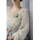 Miss Point Where To Find Fragrance Lantern Sleeve Blouse(Reservation/Full Payment Without Shipping)